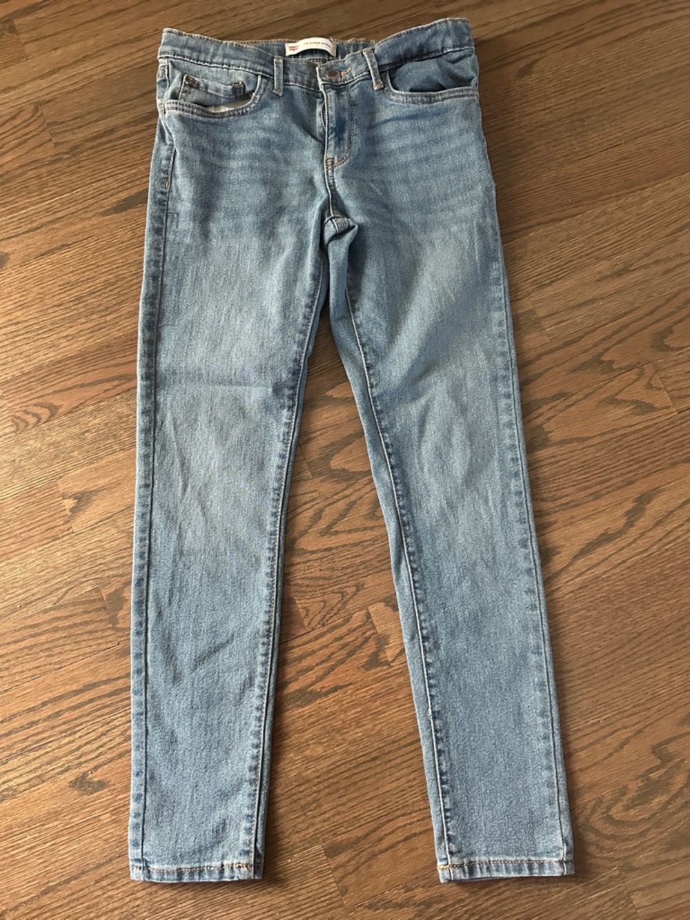 Kids Levi Light Blue Slim Jeans - Comfortable Stretch Denim